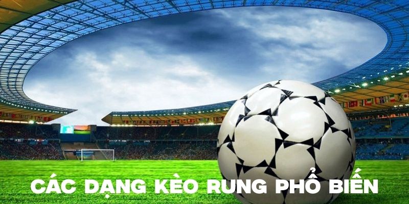 Các dạng kèo rung phổ biến được nhiều người cá cược